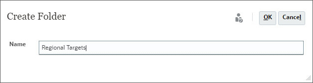 New Folder dialog